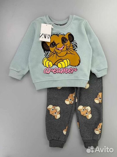 Костюм детский,флис,Zara