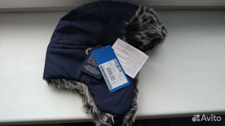 Шапка-шлем зимняя