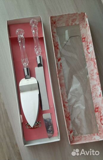 Нож и лопатка для торта