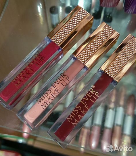 Набор матовых блесков для губ Miss Ever