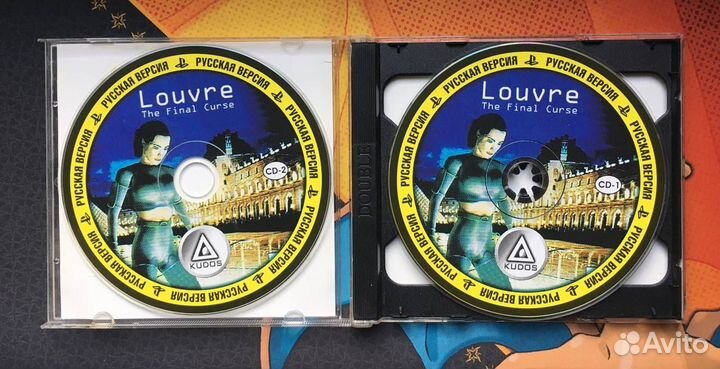 Louvre The Final Curse PlayStation Видеоигра 2CD