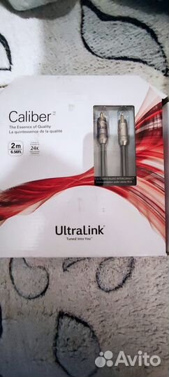 Ultralink Caliber Audio Межблочник RCA 2m