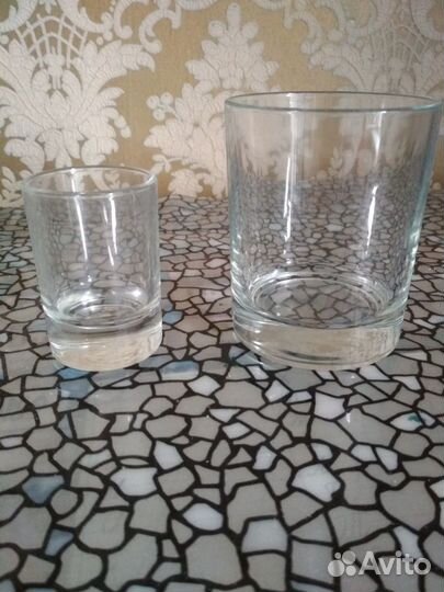 Стаканы + рюмки