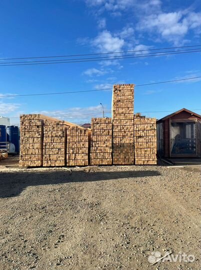 Брус обрезной строганый