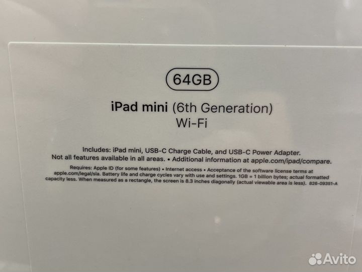 Apple iPad Mini 6 64 Wi-Fi Space Gray mk7m3ll/A