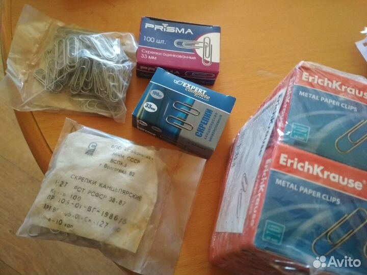 Скрепки канцелярские СССР, Польша. Германия