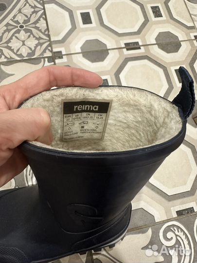 Резиновые сапоги reima утепленные