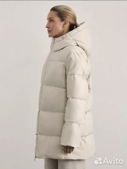 Zarina кожаная куртка зимняя