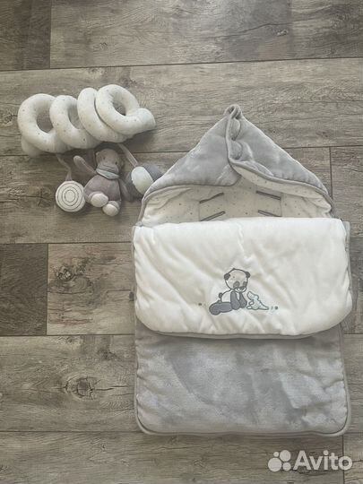 Конверт для новорожденного демисезон/зима nattou