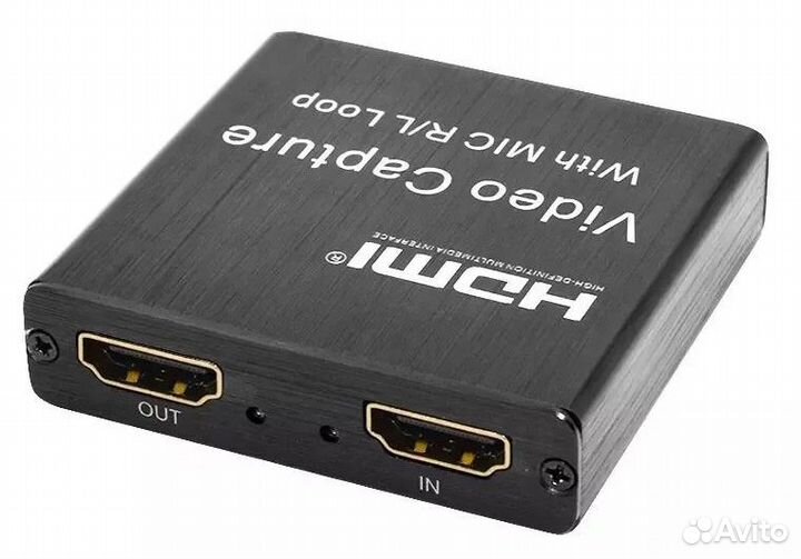 Карта видеозахвата hdmi+MIC+jack 3.5 ) USB+hdmi