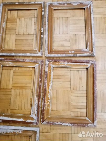 Советские деревянные рамки. Лот 1