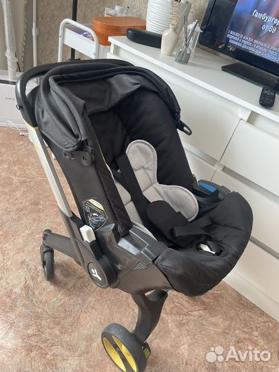 Автолюлька на колесах для новорожденных