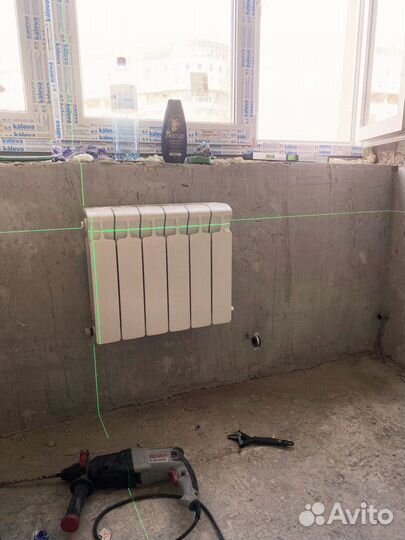 Замена батарей и Радиаторов отопления
