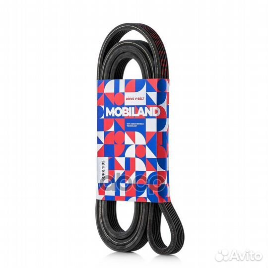 Ремень 6DPK1195 (epdm) для а/м VW polo (9N )