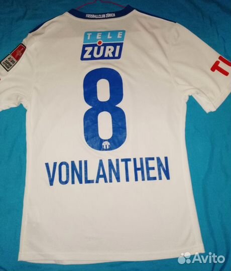 Футболка футбольная Цюрих 9/10 г. Вонлантен ориг
