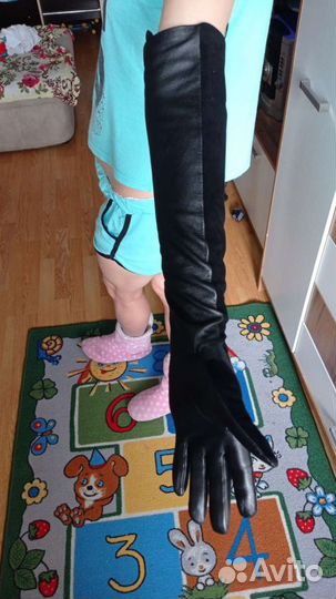 Перчатки женские кожаные 7.5