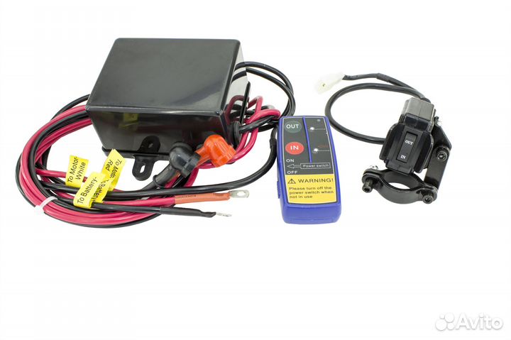 Лебедка УАЗ 12В 3000 lbs (1360 кг) (стальной трос)