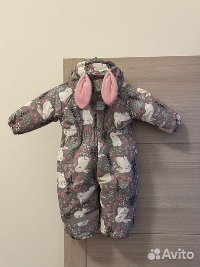 Зимний комбинезон для девочки Baby GO 80