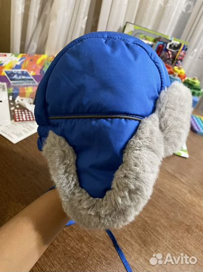 Шапка зимняя детская на мальчика