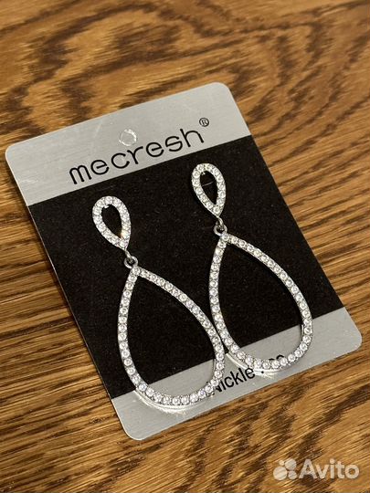 Серьги бижутерия пакетом