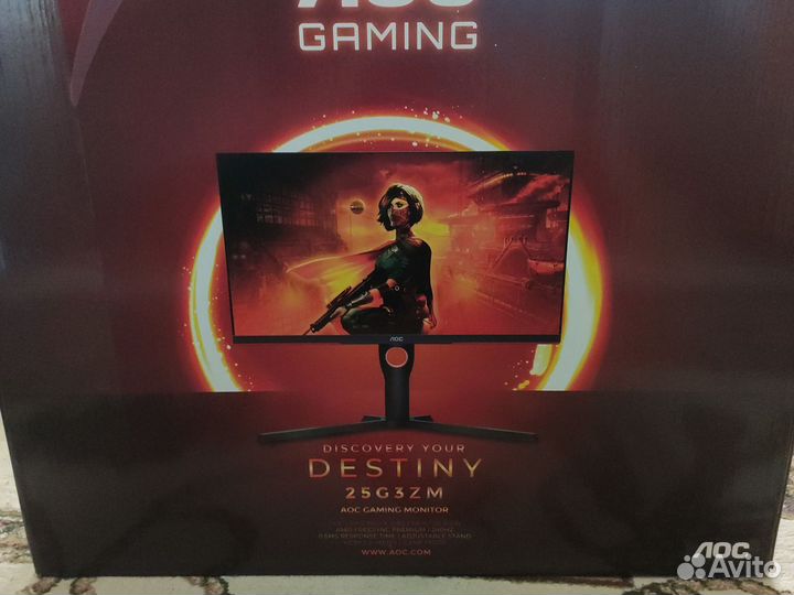 24.5 Монитор AOC 25G3ZM/BK черный
