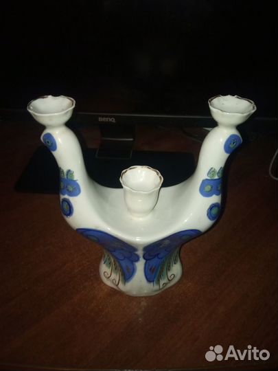 Подсвечник фарфоровый (Полонский завод)