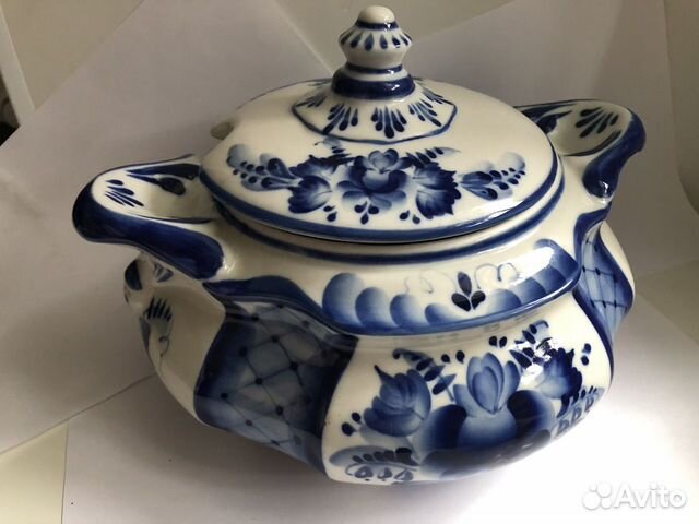 Супница Гжель