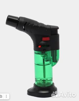 Турбо-зажигалка горелка газовая заправляемая