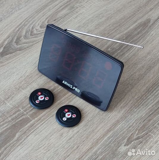 Табло отображения вызова на русском, кнопка вызова