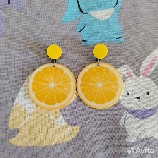 Серьги Апельсин