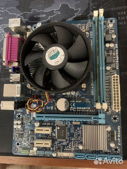 Материнская плата с процессором i3