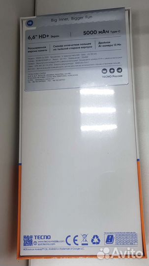 Смартфон телефон Tecno Spark Go 2023 64Гб