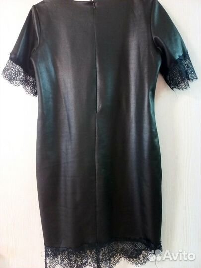 Вечернее платье под кожу 46- 48р