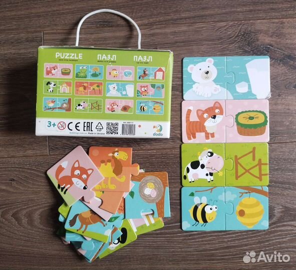 Пазлы для малышей 2+