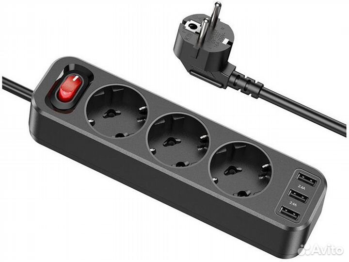 Сетевой фильтр Hoco NS2