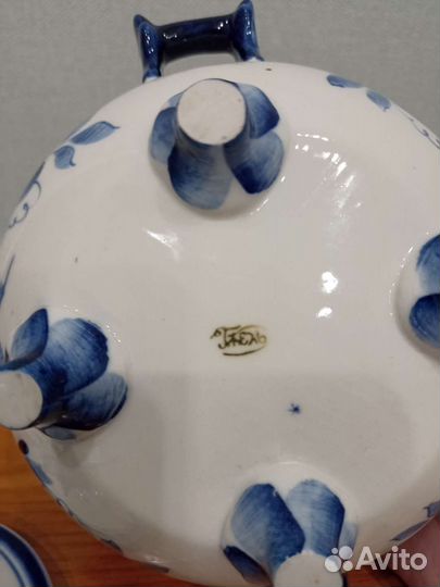 Конфетница Гжель