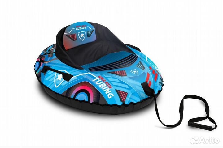 Тюбинг ника Овальный (Машинка красный)