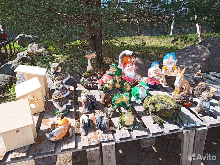 Ландшафтные фигуры для сада и огорода