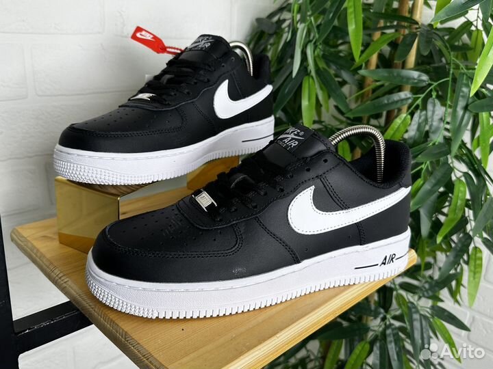 Кроссовки мужские Nike Air Force 1 41-46 черные