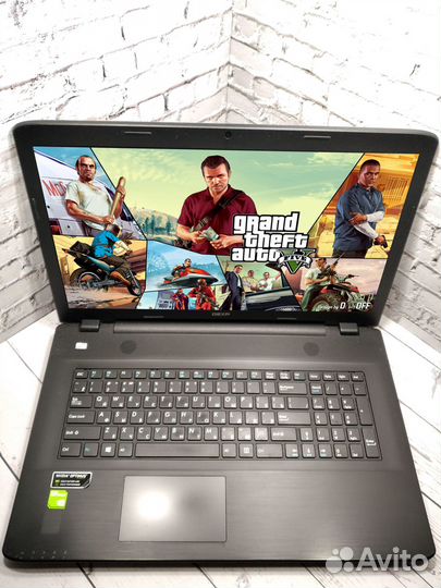 Игровой ноут с SSD + Nvidia + 17,3