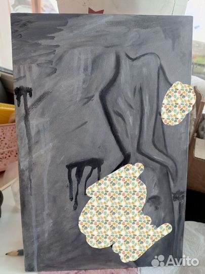 Картина маслом голая девушка