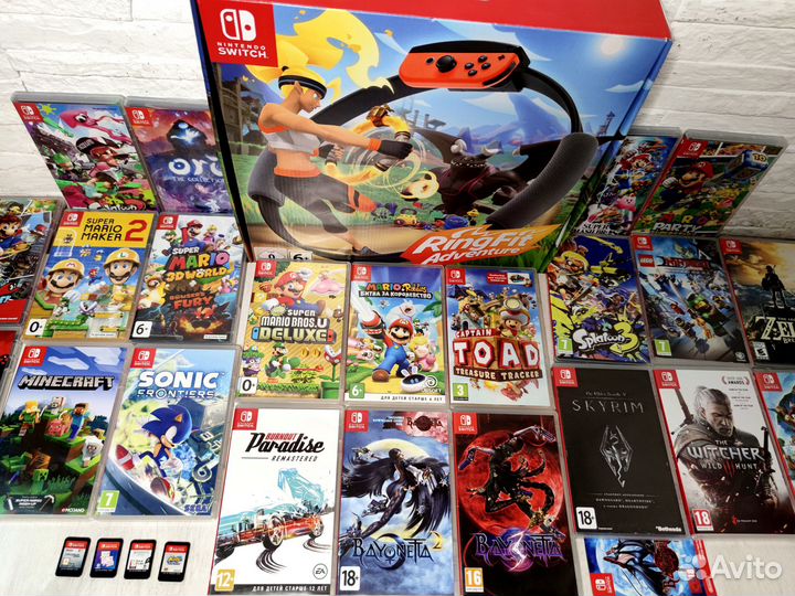 Switch игры много Animal skyrim bayonetta и др