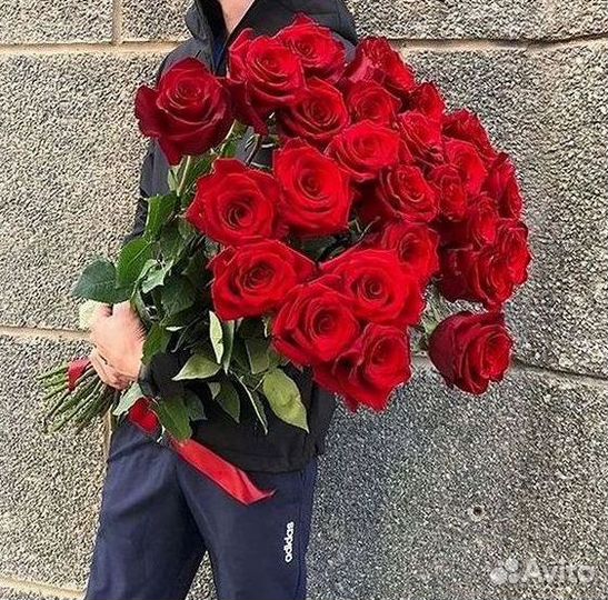 Высокие розы Букеты с доставкой