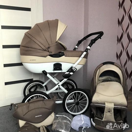 Детская коляска Riko Bruno Ecco Prestige 2 в 1