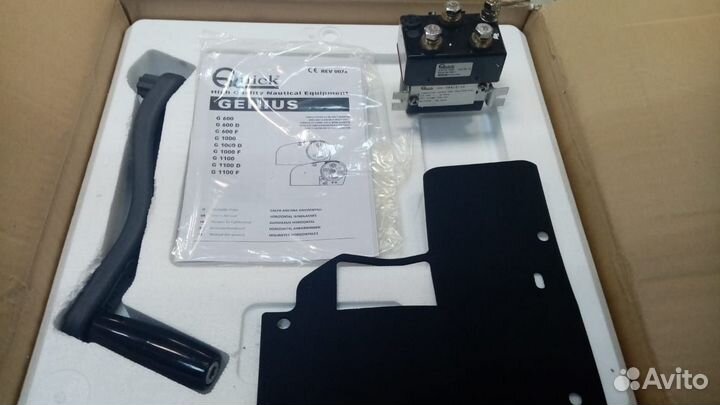 Якорная лебедка «Genius», 500Вт, 12В, с барабаном