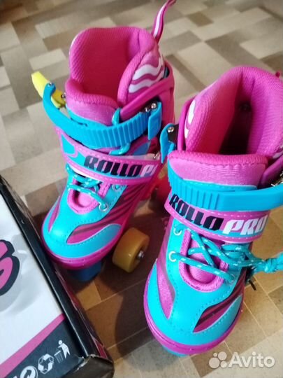 Коньки детские раздвижные