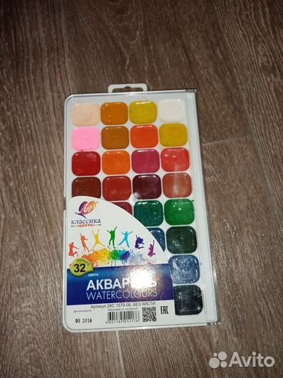 Гуашь карандаши акварель