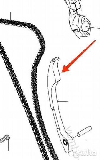 Успокоитель цепи грм kawasaki