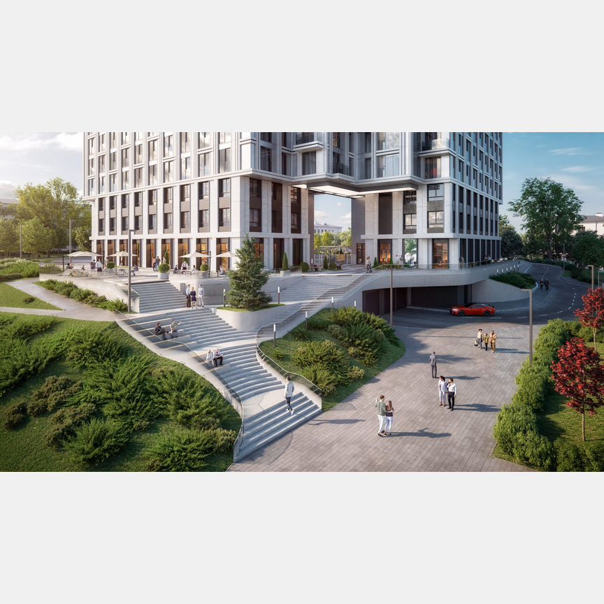 2-к. апартаменты, 55,7 м², 16/20 эт.