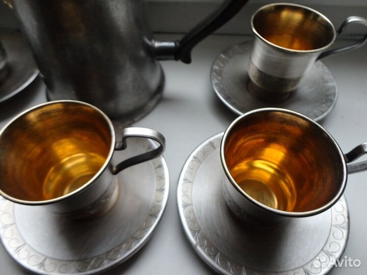 Набор - кофейный - мельхиоровый СССР